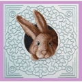 Набор для вышивания бисером КАРТИНЫ БИСЕРОМ "Кролик" 